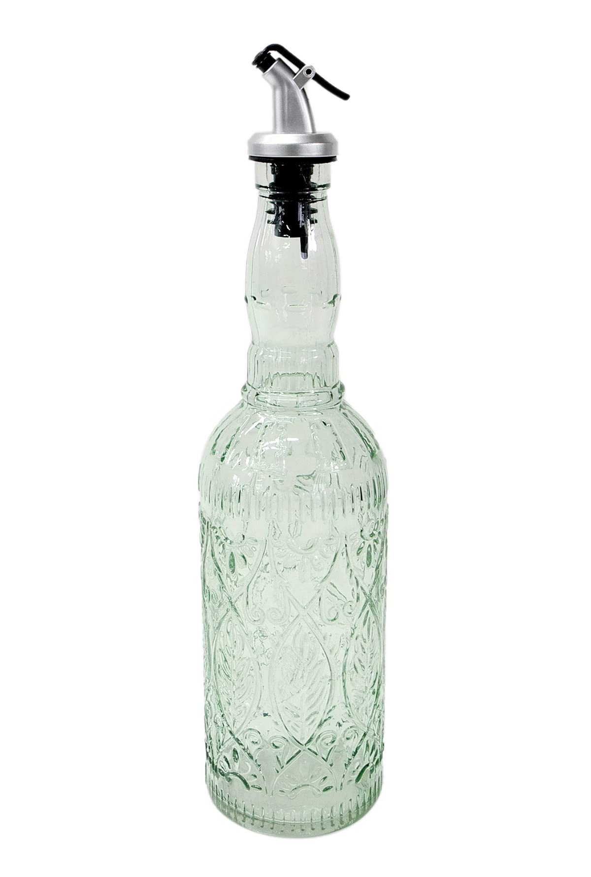 Amazon.com: Grant Howard Roma Embossed Glass Oil and Vinegar Cruet